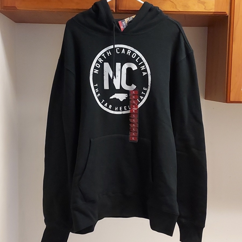 NWT State Of Mine North Carolina  The Tar Heel State Fleece Lined Hoodie Mens XL - Picture 4 of 13